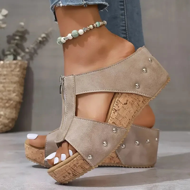 Laura - Sandalias ortopédicas con cuña