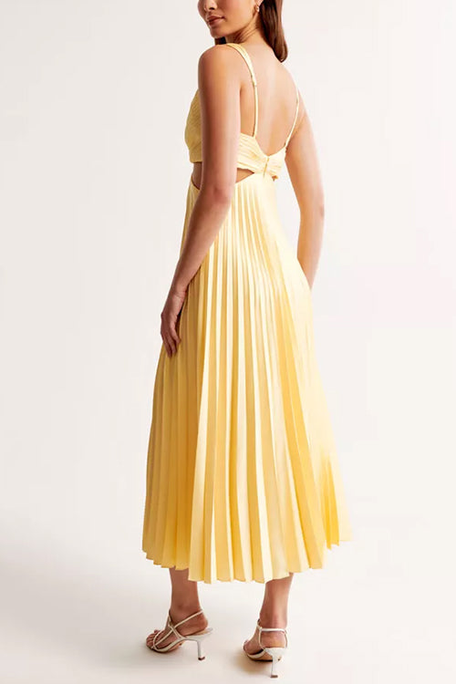 Marina - Vestido Largo Plisado