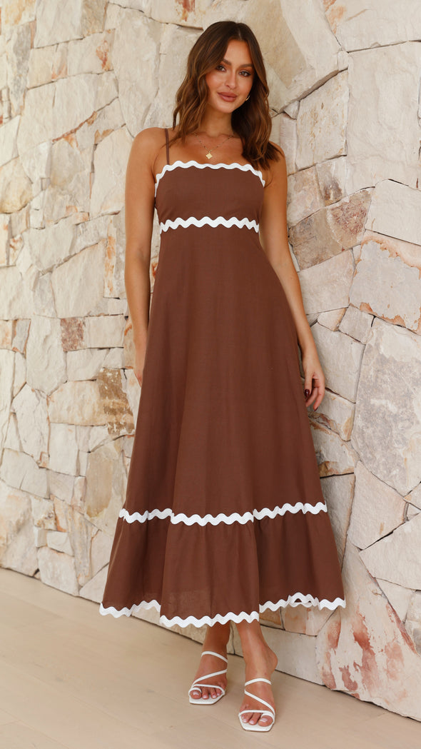 Clara - Vestido largo de tirantes