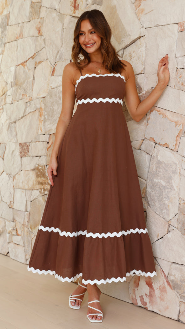Clara - Vestido largo de tirantes