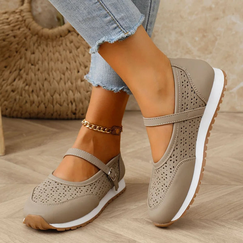 Amelina™ | Zapato de piel transpirable – Libertad y suavidad para tus pies