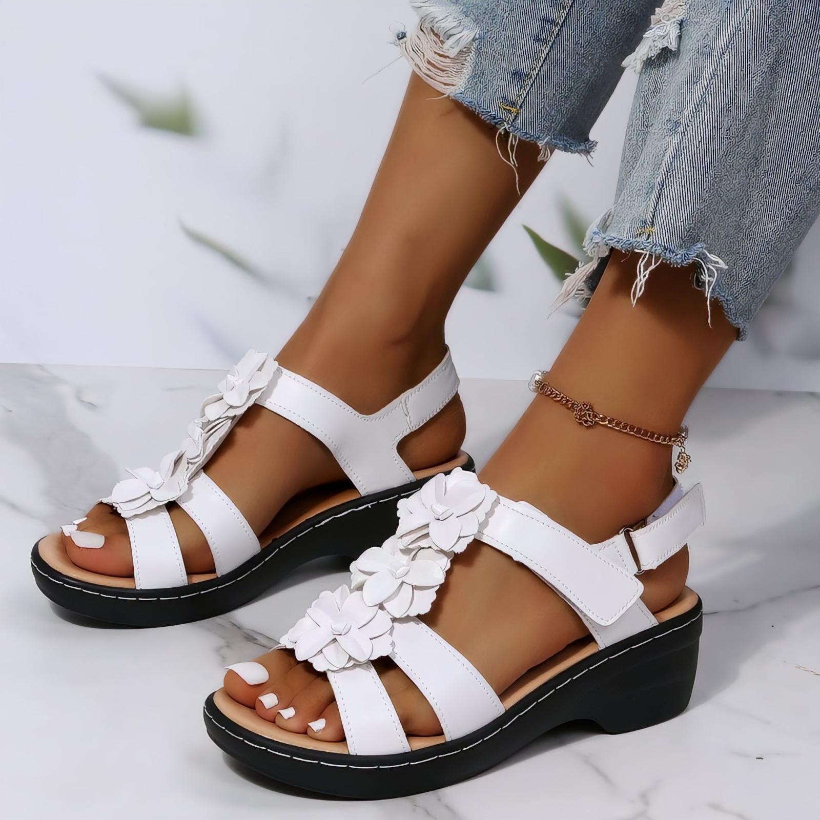 Sandalias Burdeos cómodas
