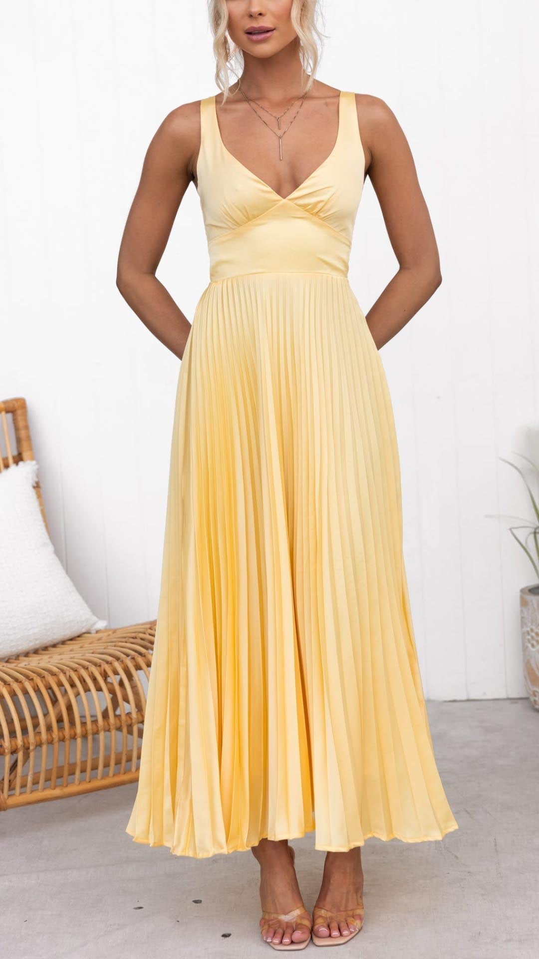 Aby - Vestido en V