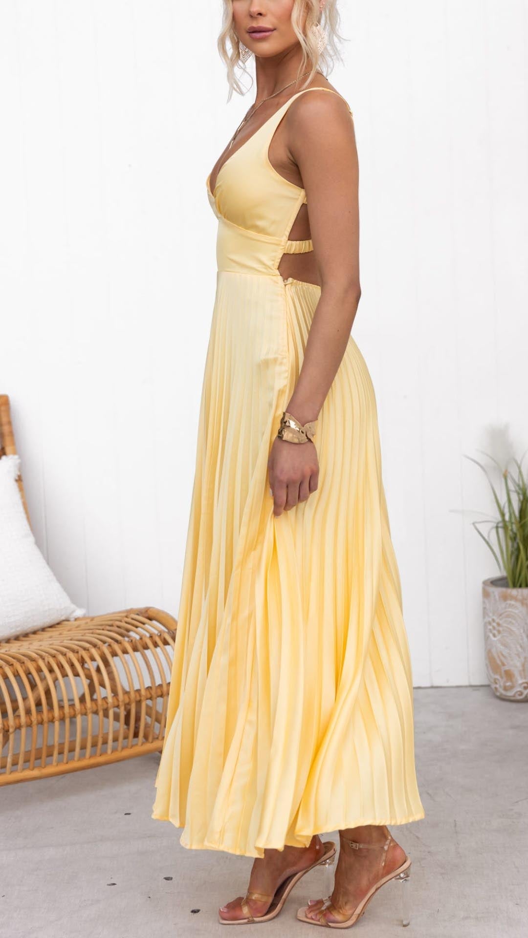Aby - Vestido en V