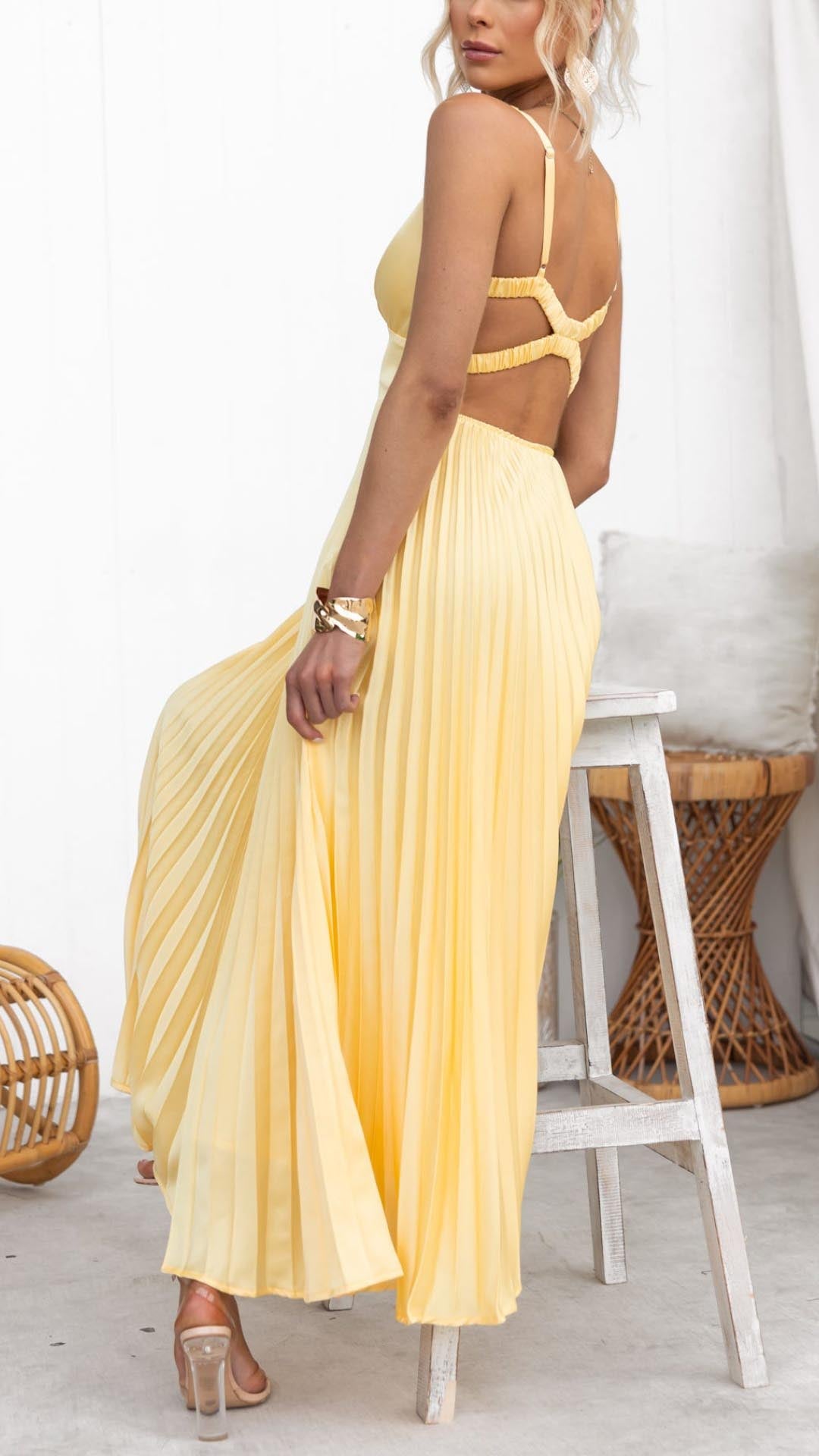 Aby - Vestido en V