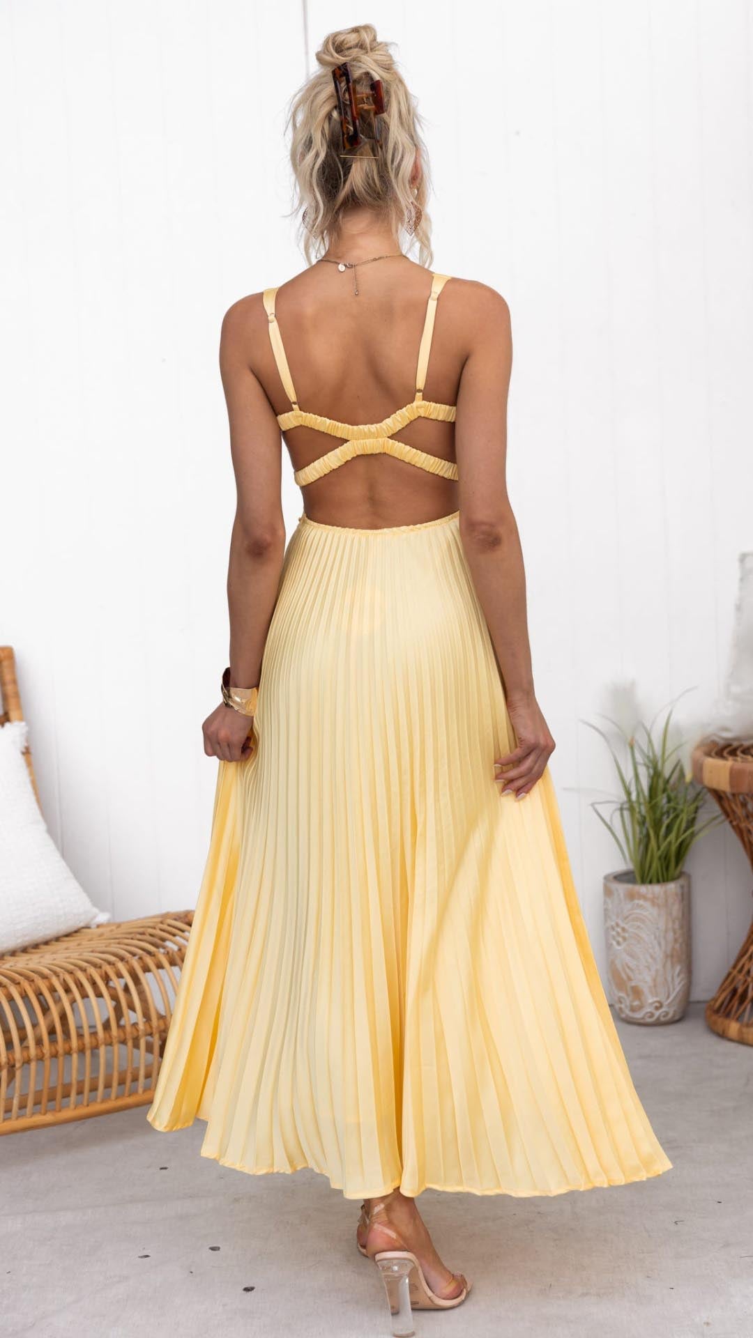 Aby - Vestido en V