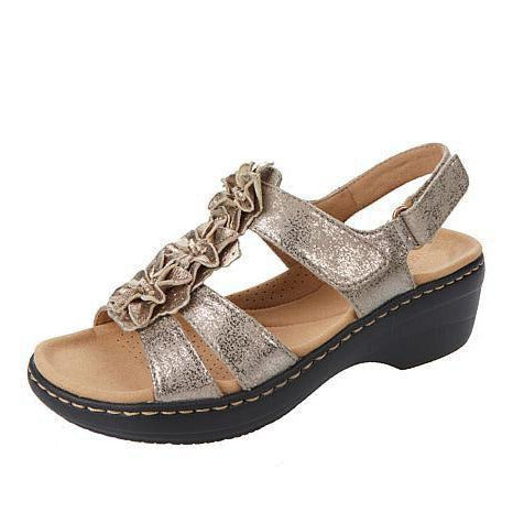 Sandalias Burdeos cómodas
