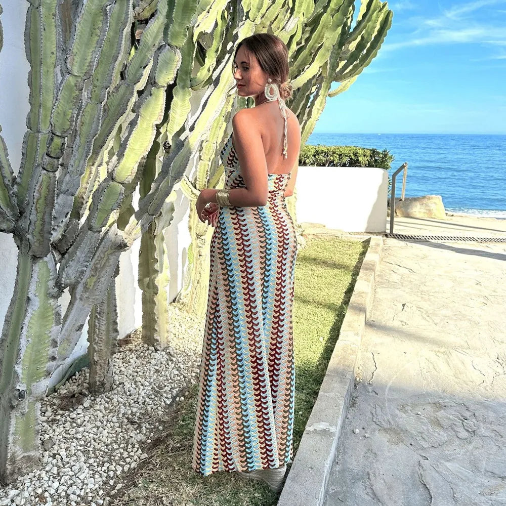 Vivian - Vestido Largo de Colores