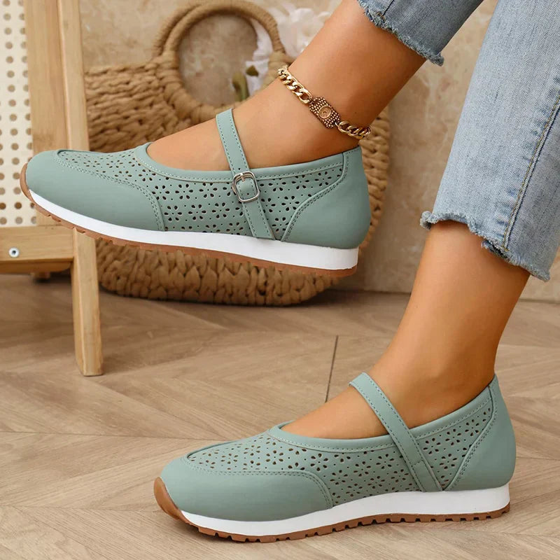 Amelina™ | Zapato de piel transpirable – Libertad y suavidad para tus pies