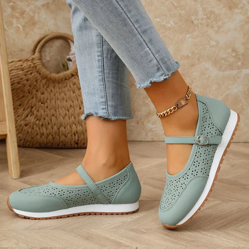 Amelina™ | Zapato de piel transpirable – Libertad y suavidad para tus pies