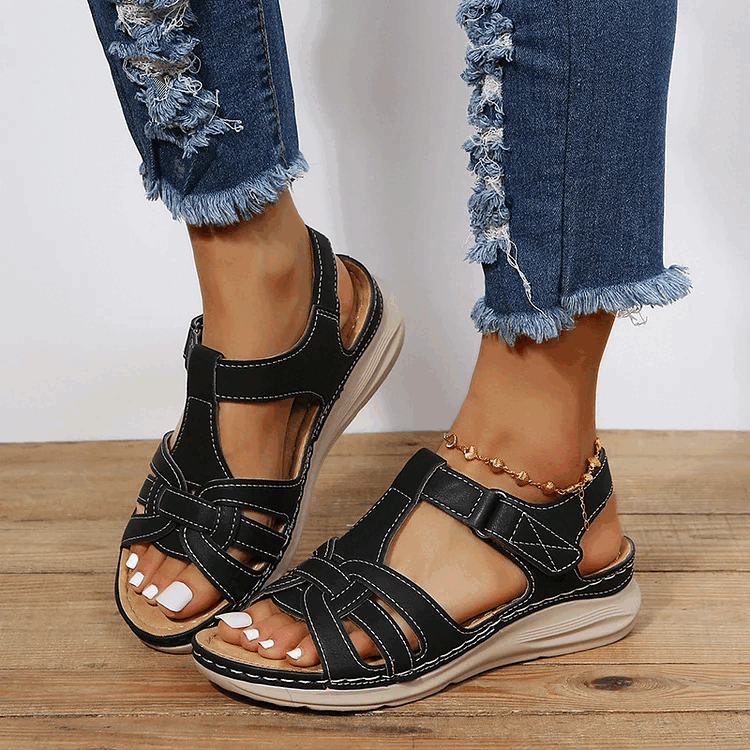 Mara - Sandalias cómodas de piel
