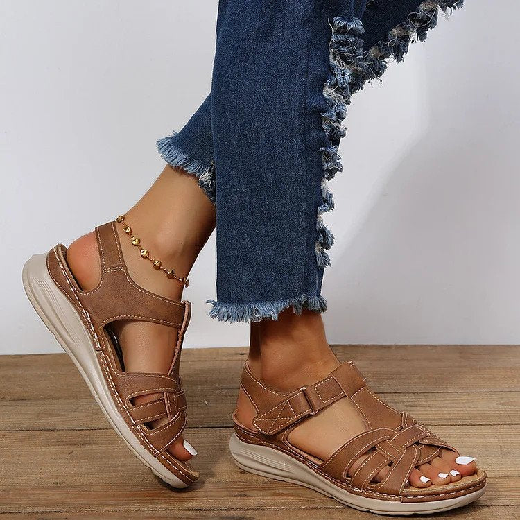 Mara - Sandalias cómodas de piel