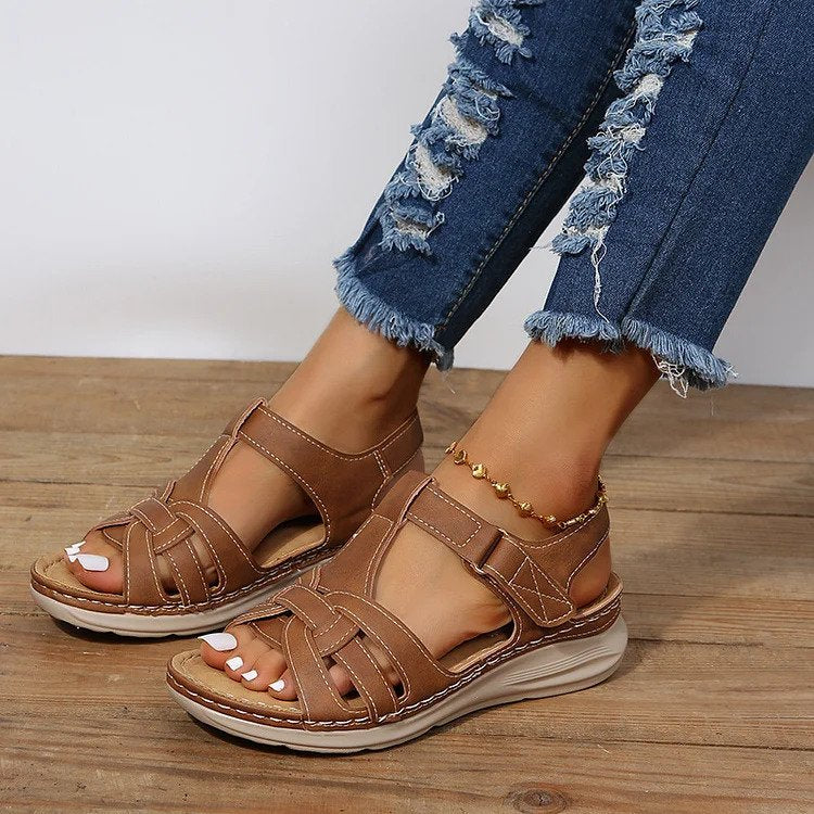 Mara - Sandalias cómodas de piel