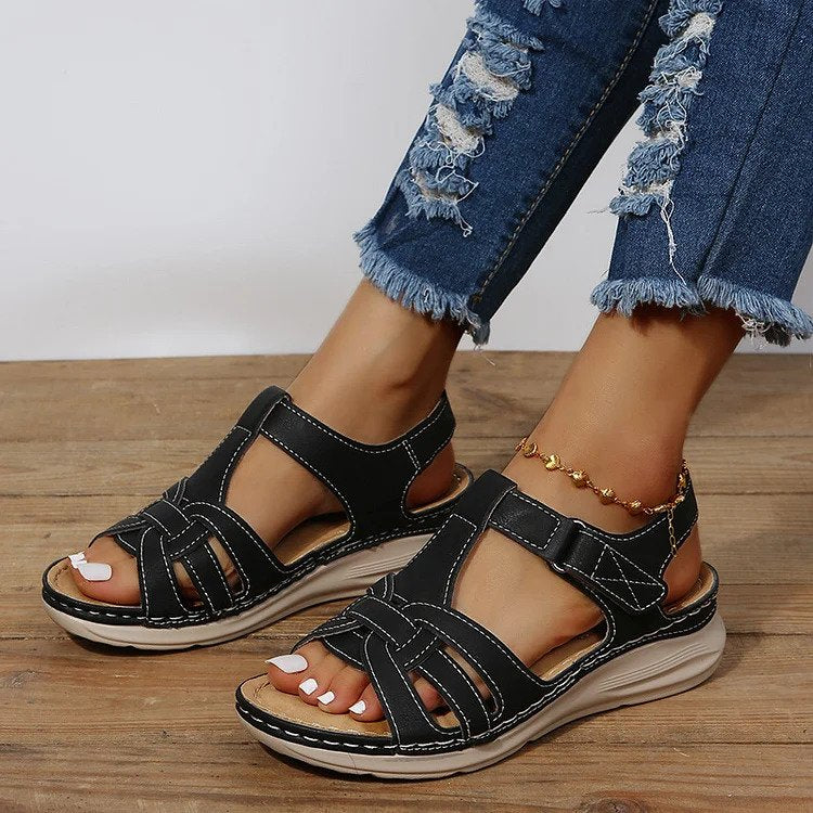 Mara - Sandalias cómodas de piel