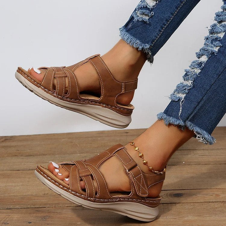 Mara - Sandalias cómodas de piel